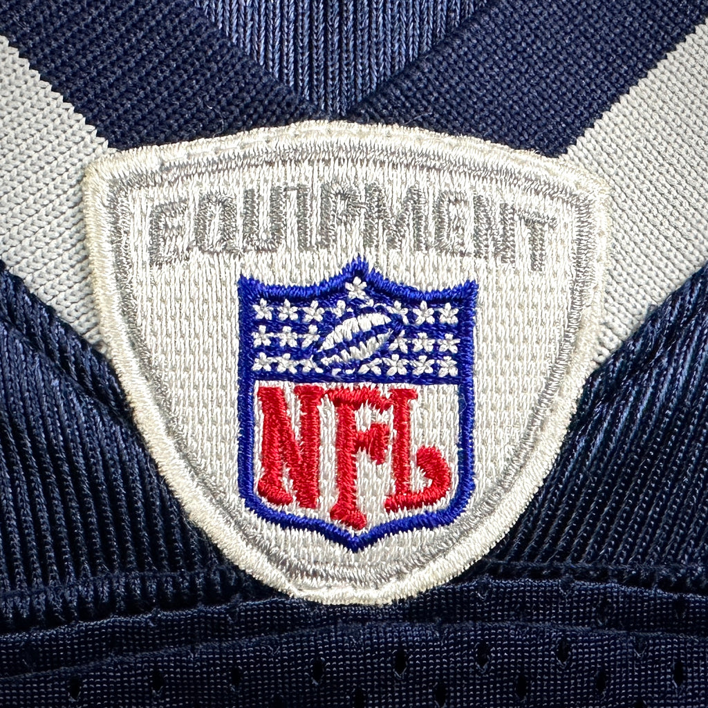 2007 Reebok NFL Authentic Jersey New England Patriots Randy Moss Blue Home Sz. 52