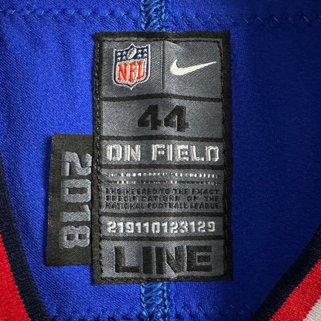 2020 Nike NFL Game-Issued Jersey Buffalo Bills Quinton Jefferson Sz. 44 Team COA
