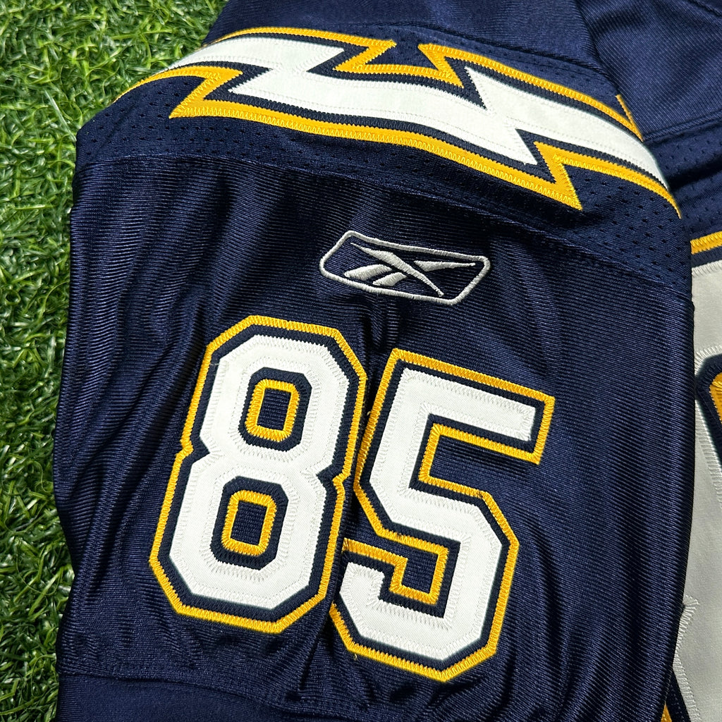 2006 Reebok NFL Authentic Jersey San Diego Chargers Jersey Antonio Gates Sz. 52 Throwback