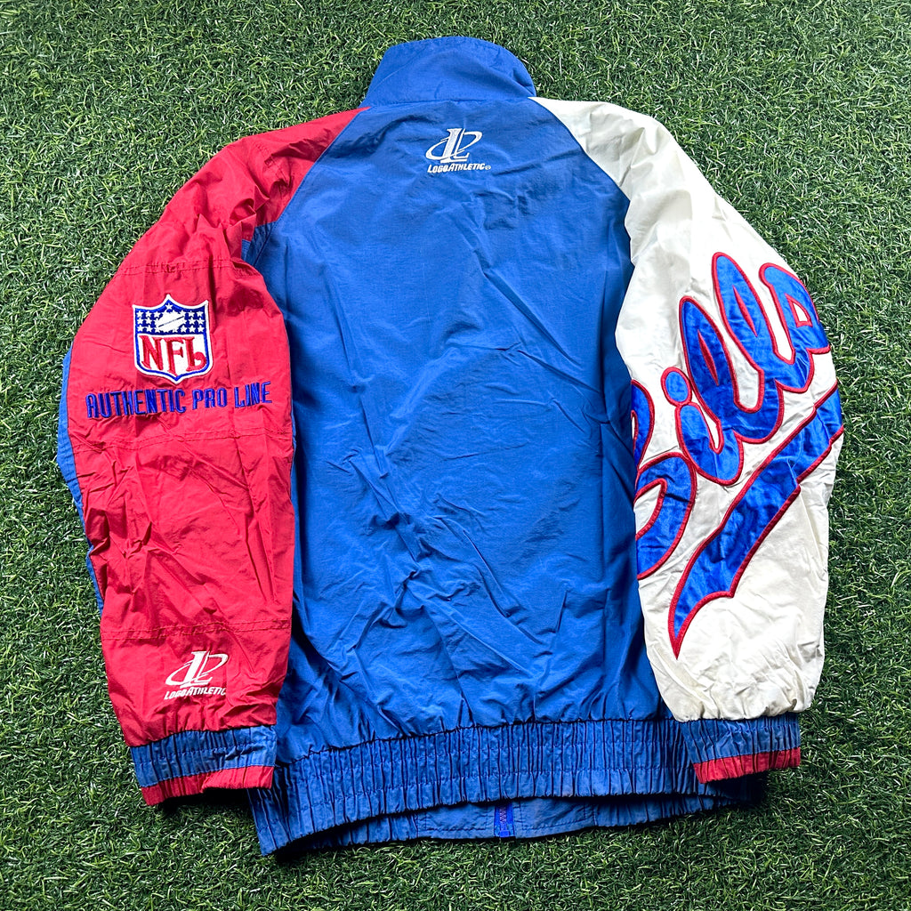 1997 Logo Athletic NFL Pro Line Lightweight Jacket Buffalo Bills Sz. M Vintage