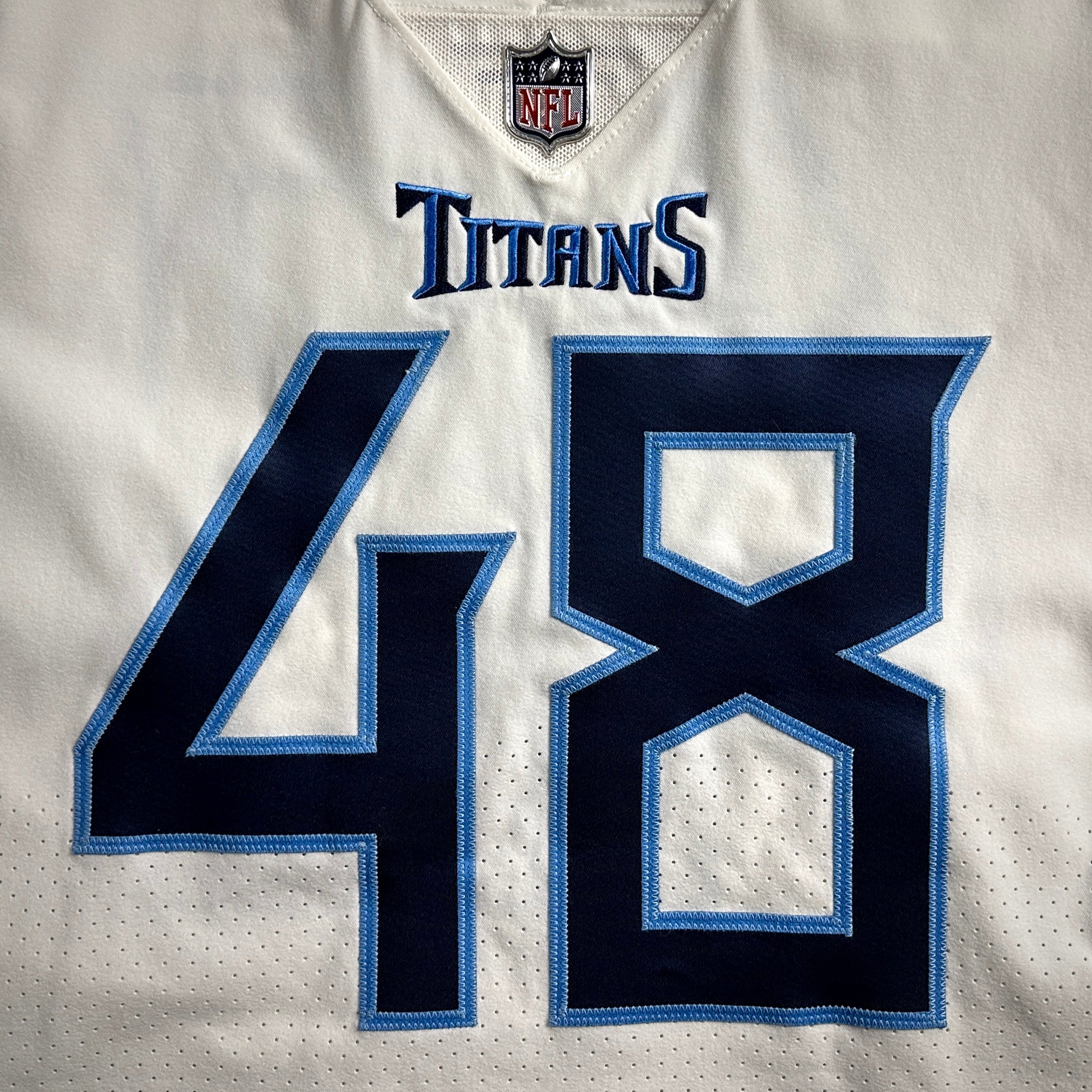 2020 Nike NFL Team Issued Game Jersey Tennessee Titans Beau Brinkley Sz 44 SKILL