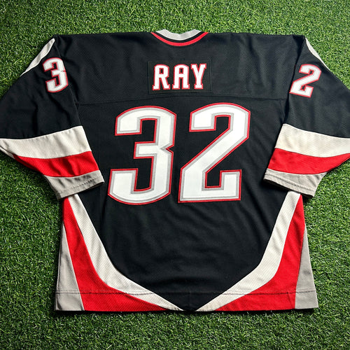 2001 CCM NHL Jersey Buffalo Sabres Rob Ray Sz. XL New York 9/11 Reverse Retro