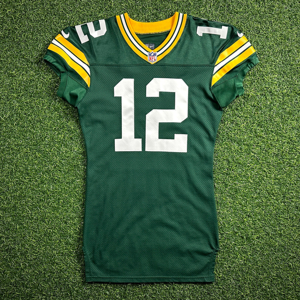 2012 Nike NFL Team Issued Game Jersey Green Bay Packers Aaron Rodgers Sz. 48 HOF