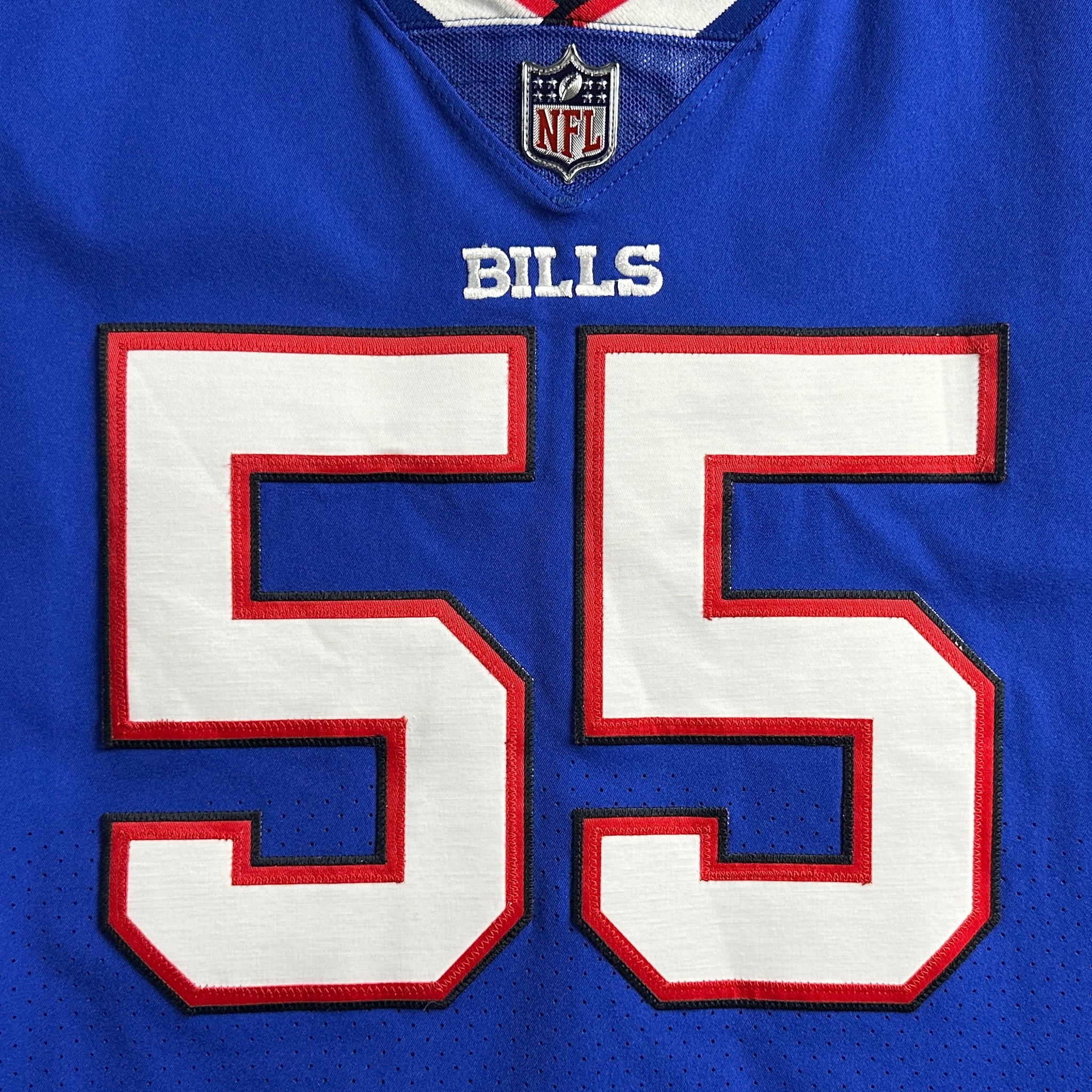 2022 Nike NFL Game-Issued Jersey Buffalo Bills Boogie Basham Sz. 44 Team COA