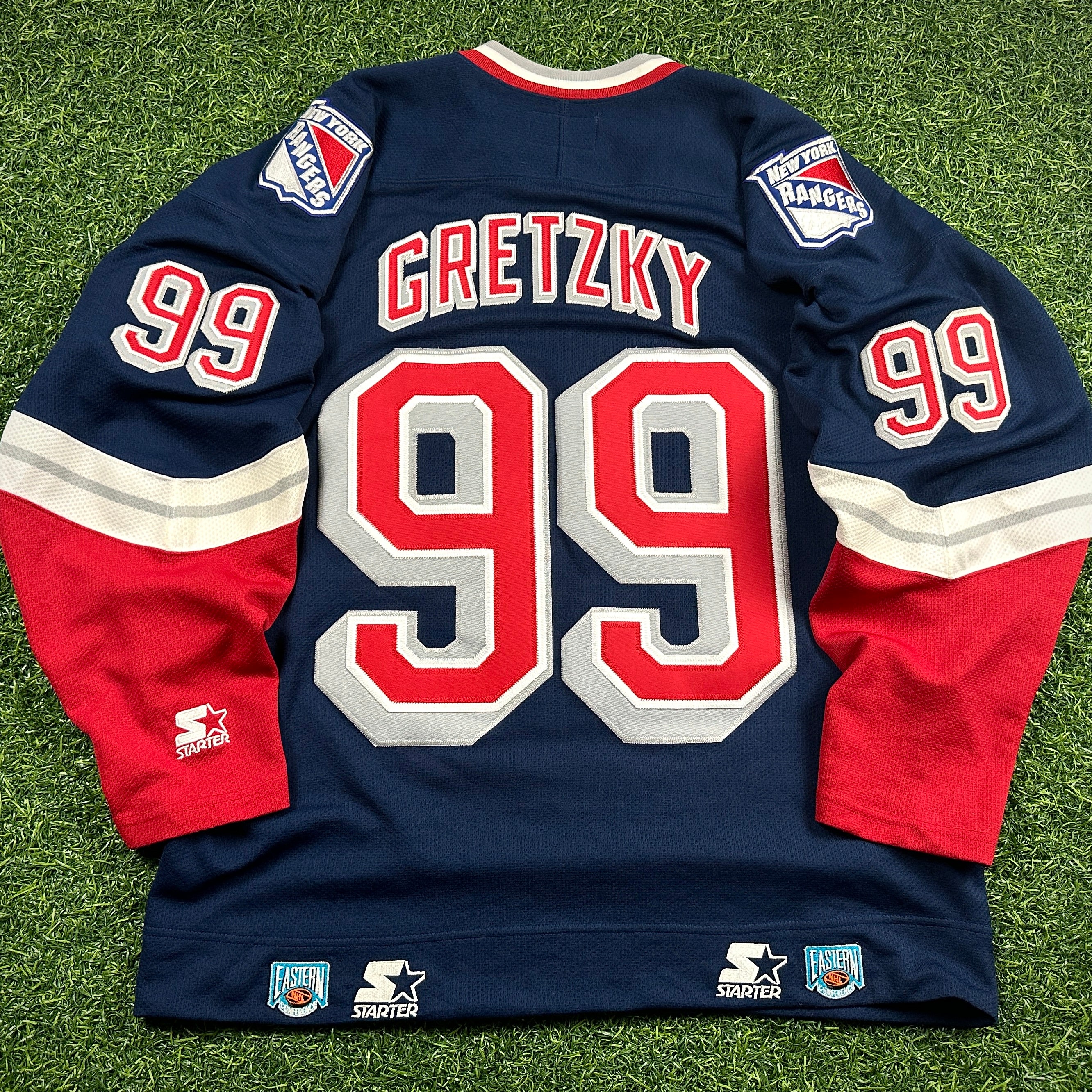 1997 Starter NHL Jersey New York Rangers Wayne Gretzky Sz. XL Liberty Vintage