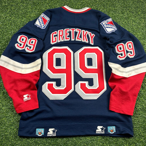 1997 Starter NHL Jersey New York Rangers Wayne Gretzky Sz. XL Liberty Vintage