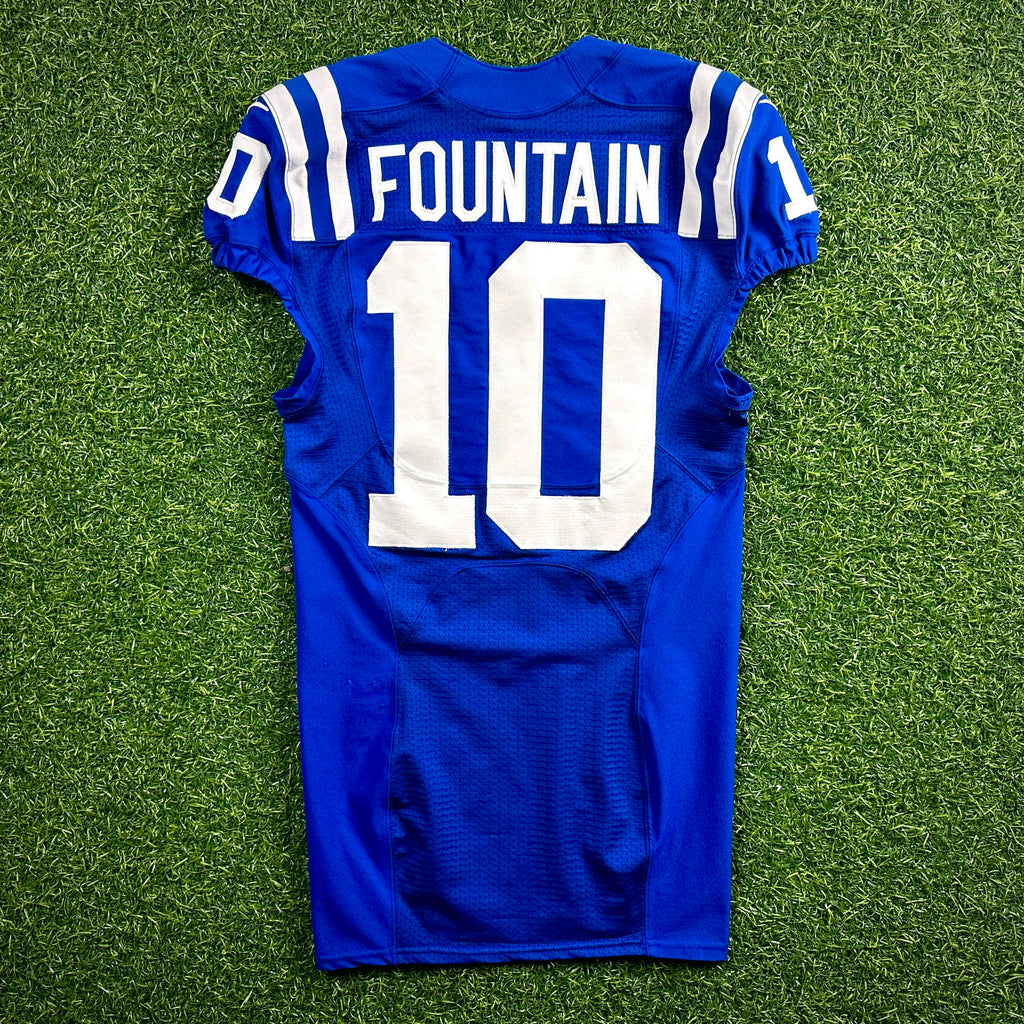 2018 Nike NFL Game-Used Jersey Indianapolis Colts Daurice Fountain Team COA