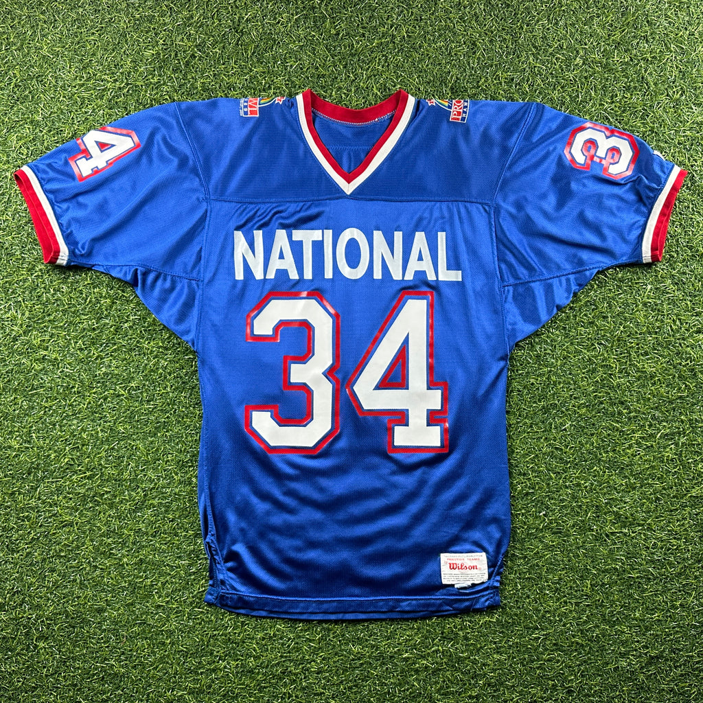 1989 Wilson NFL Team-Issued Pro Bowl Game Jersey NFC Dallas Cowboys Hershel Walker Sz. L