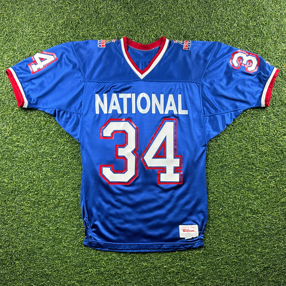 1989 Wilson NFL Team-Issued Pro Bowl Game Jersey NFC Dallas Cowboys Hershel Walker Sz. L