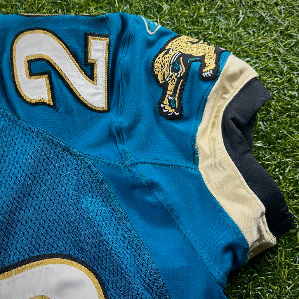 2007 Reebok NFL Game-Used Jersey Jacksonville Jaguars Brian Williams Teal Throwback
