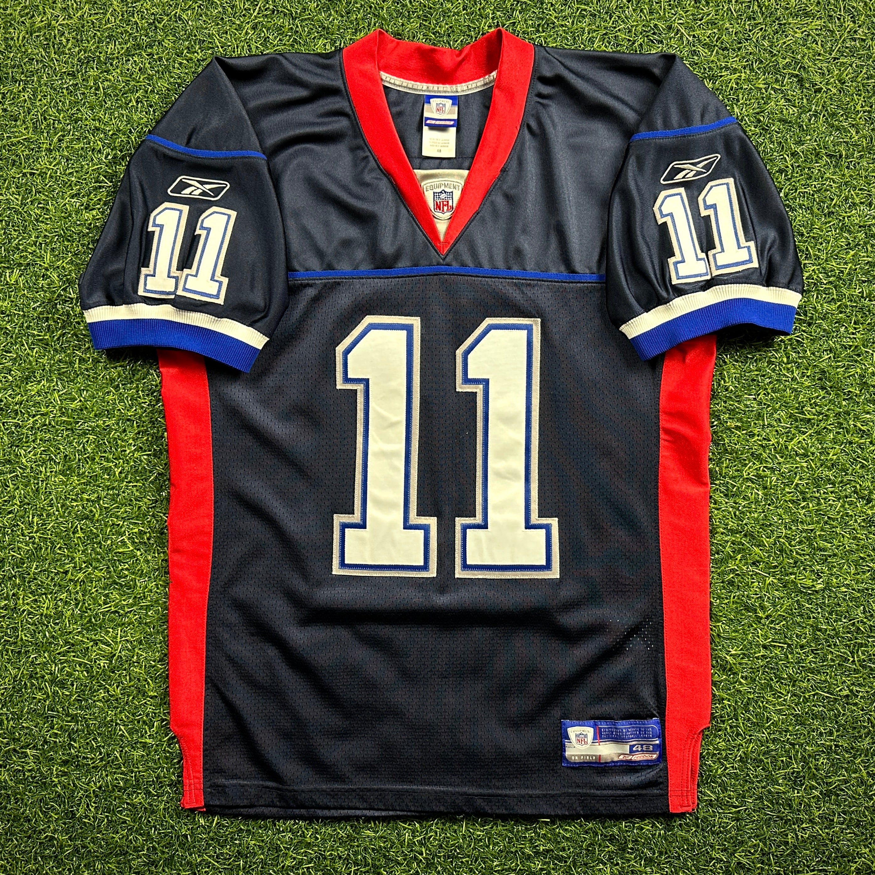 2002 Reebok NFL Authentic Jersey Buffalo Bills Drew Bledsoe Sz. 48 Vintage