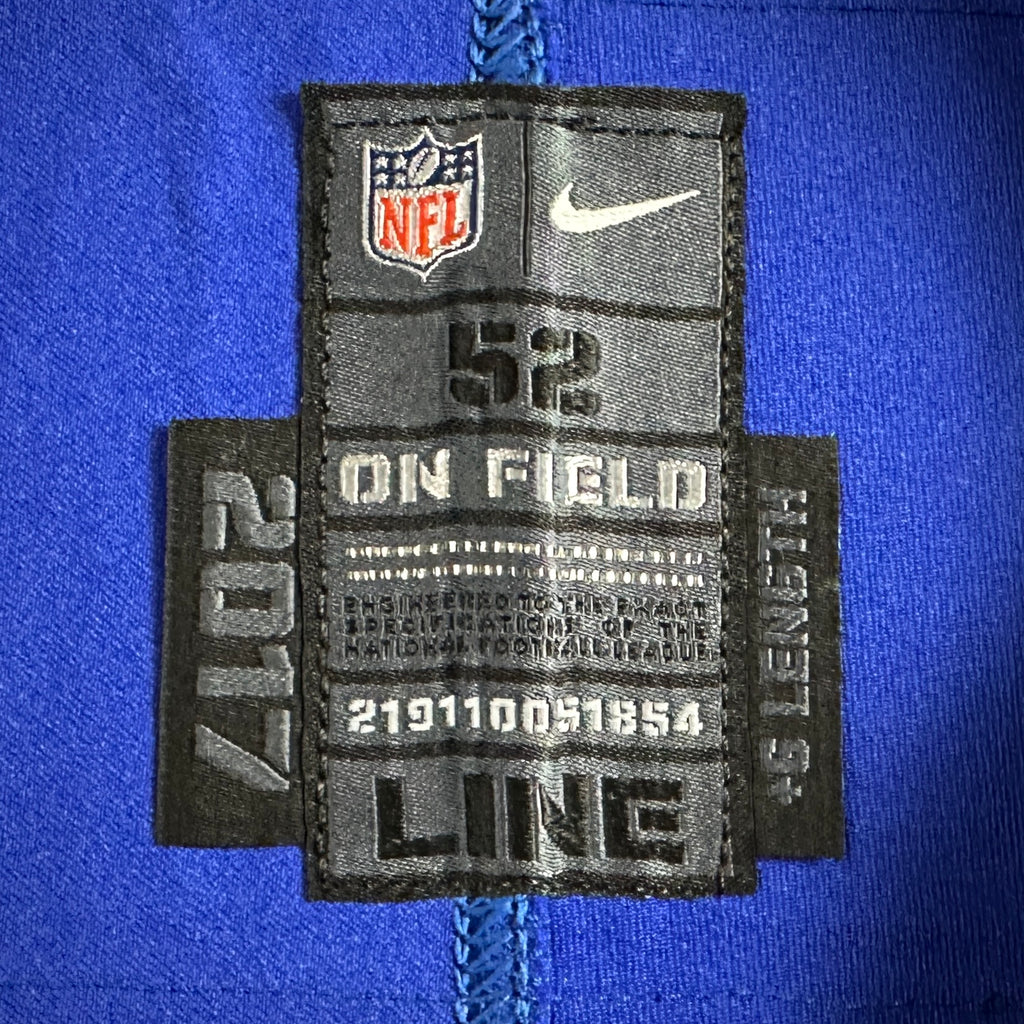 2017 Nike NFL Game-Issued Jersey Buffalo Bills Cordy Glenn Sz. 52 Team COA