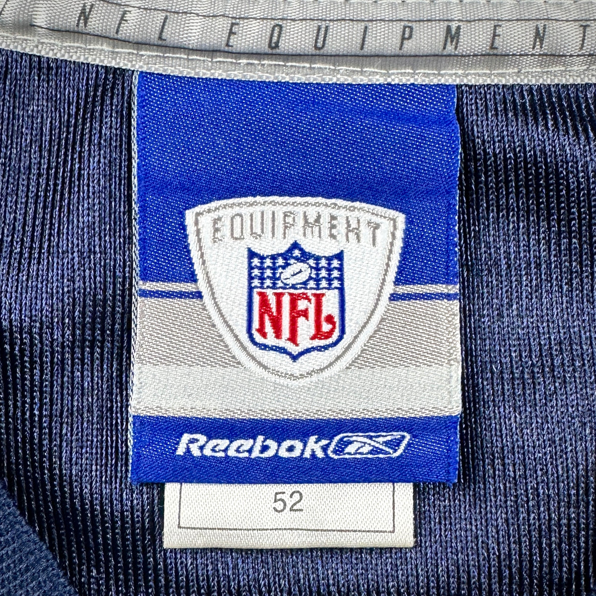 2007 Reebok NFL Authentic Jersey New England Patriots Randy Moss Blue Home Sz. 52