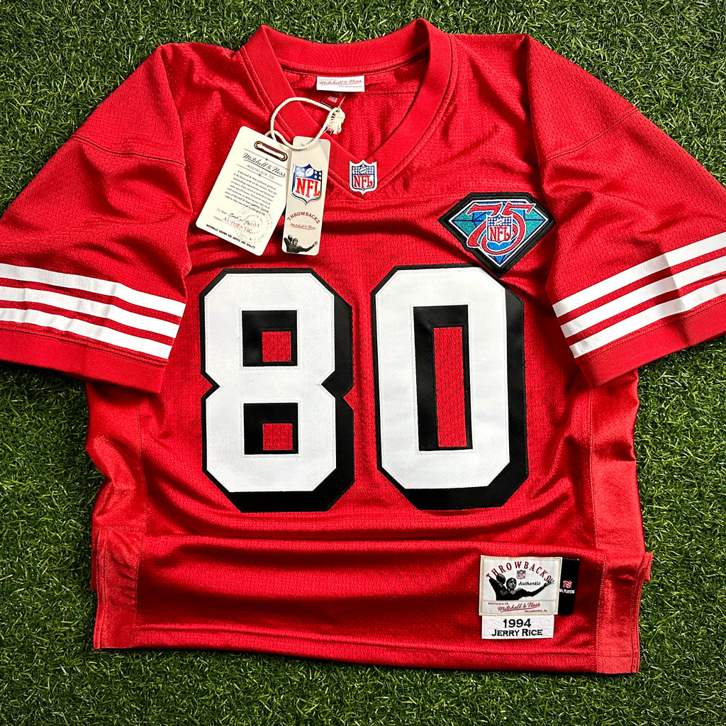 New! Mitchell & Ness 1994 Authentic Jersey San Francisco 49ers Jerry Rice Sz 44