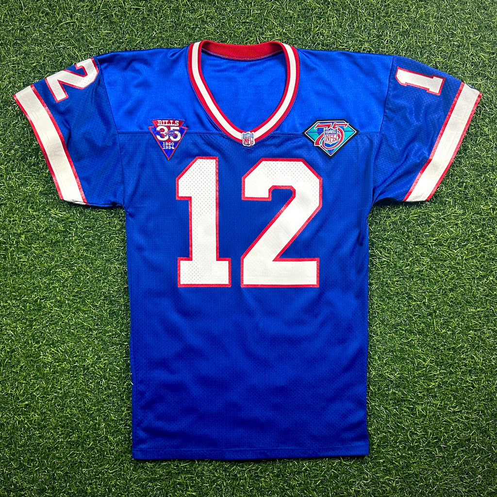 1994 Champion NFL Authentic Jersey Buffalo Bills Jim Kelly Sz. 44 (L)