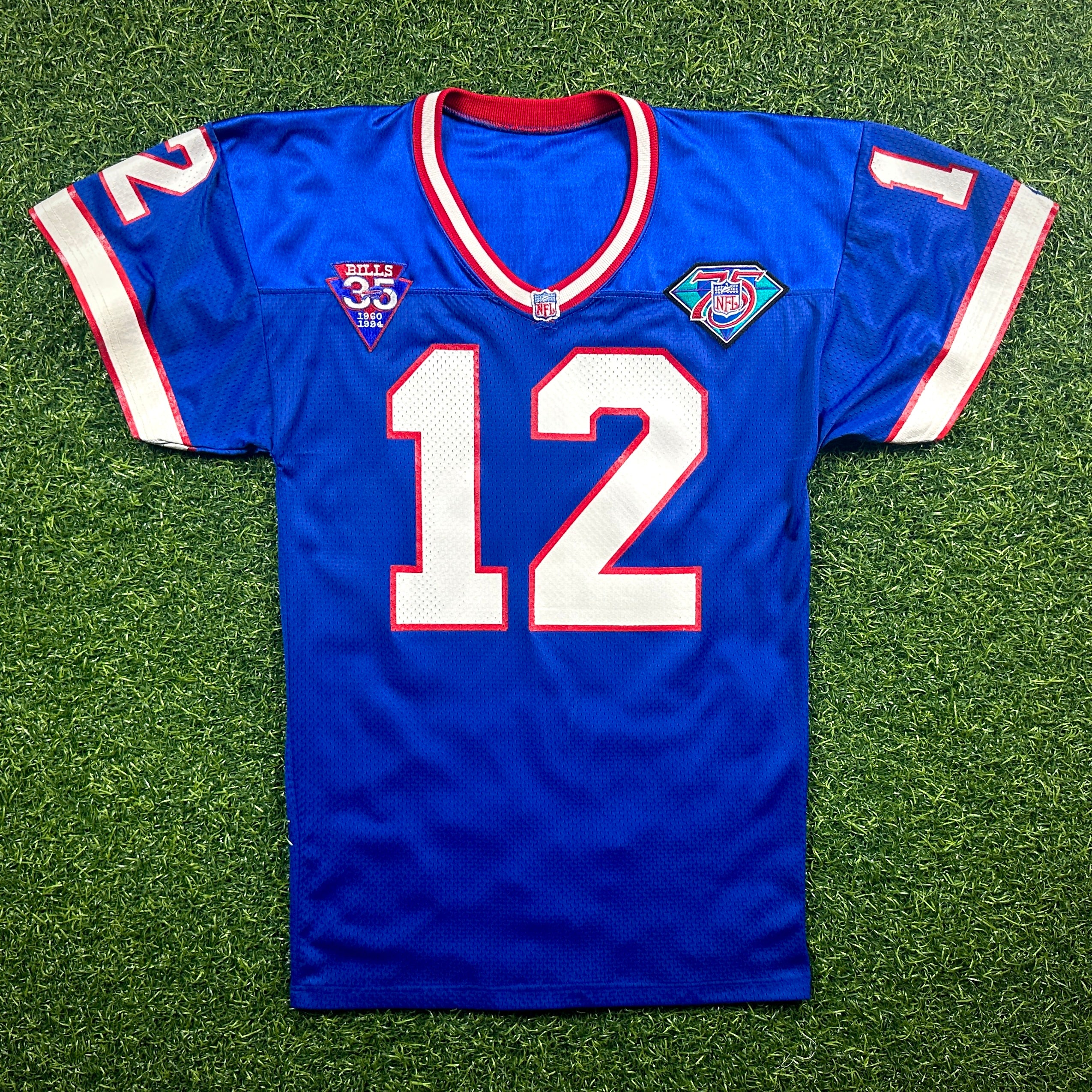 1994 Champion NFL Authentic Jersey Buffalo Bills Jim Kelly Sz. 44 (L)