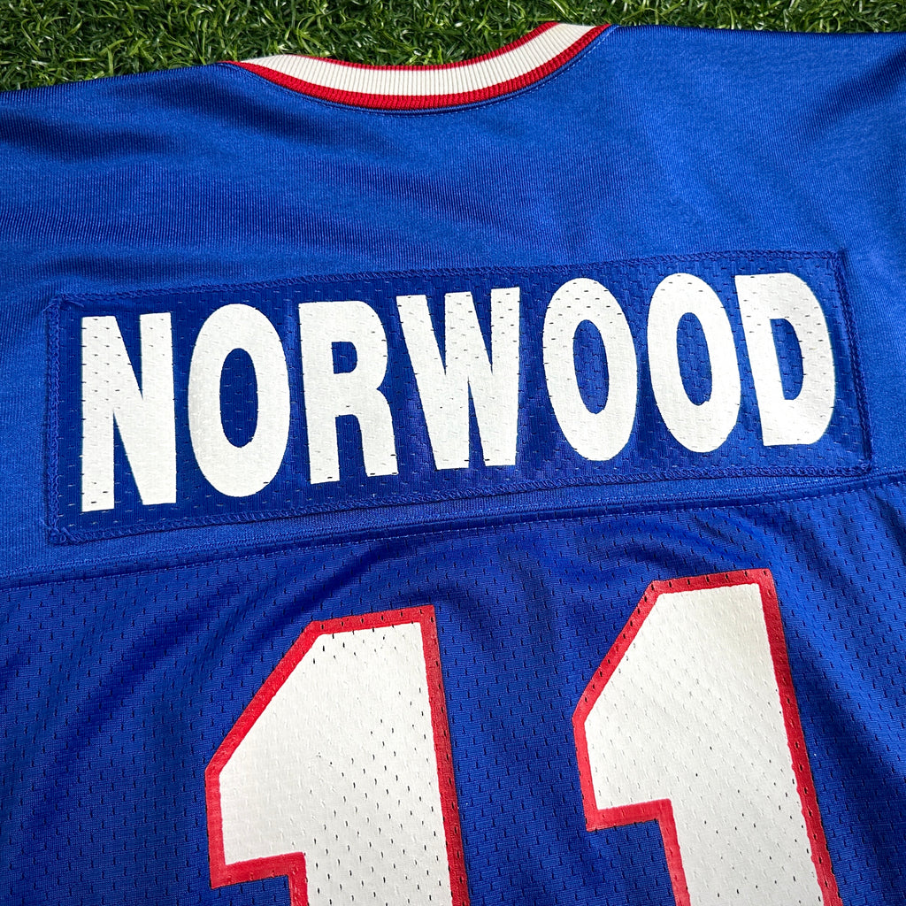 1991 Champion NFL Team Issued Game Jersey Buffalo Bills Scott Norwood Sz. 44