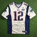 2014 Nike NFL Elite Authentic Jersey New England Patriots Tom Brady Sz. 44 Super Bowl XLIX MVP