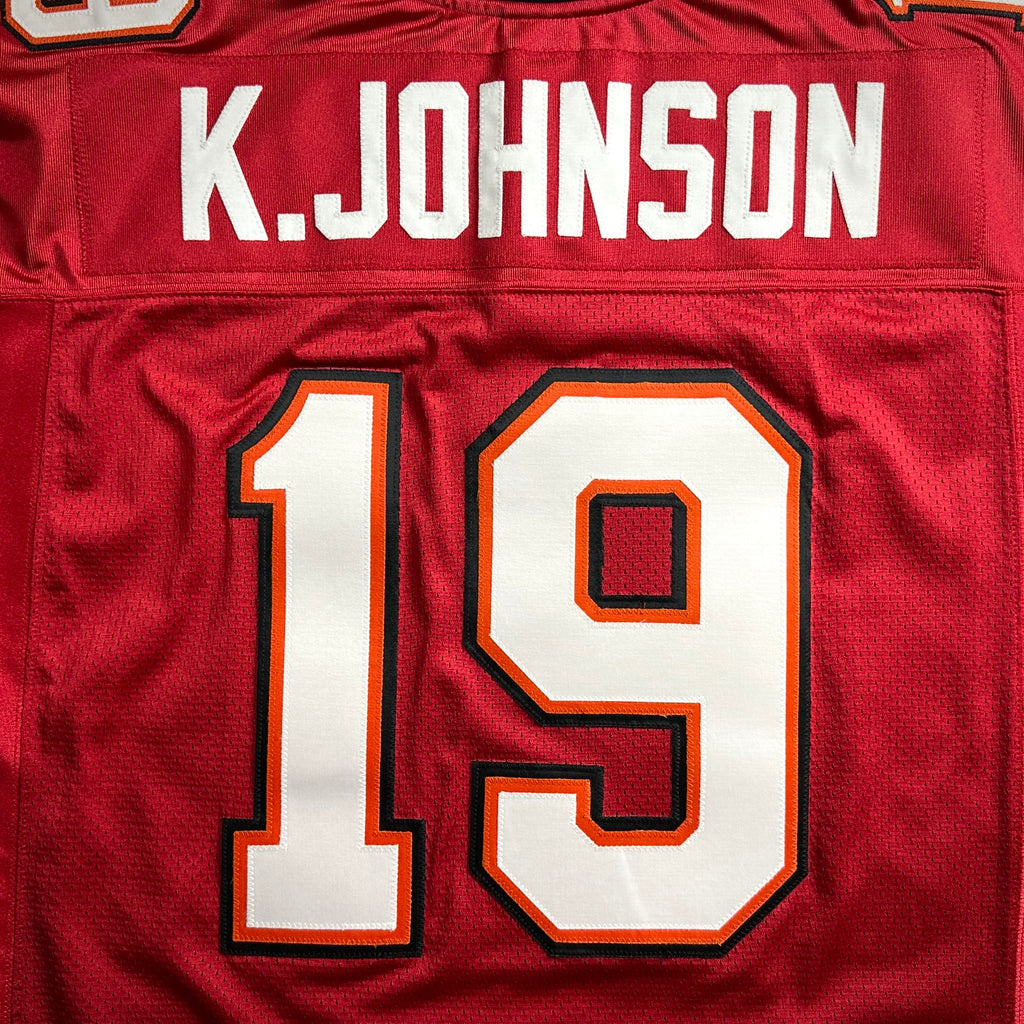2002 Reebok NFL Authentic Jersey Tampa Bay Buccaneers Keyshawn Johnson Sz. 48 Super Bowl XXXVII