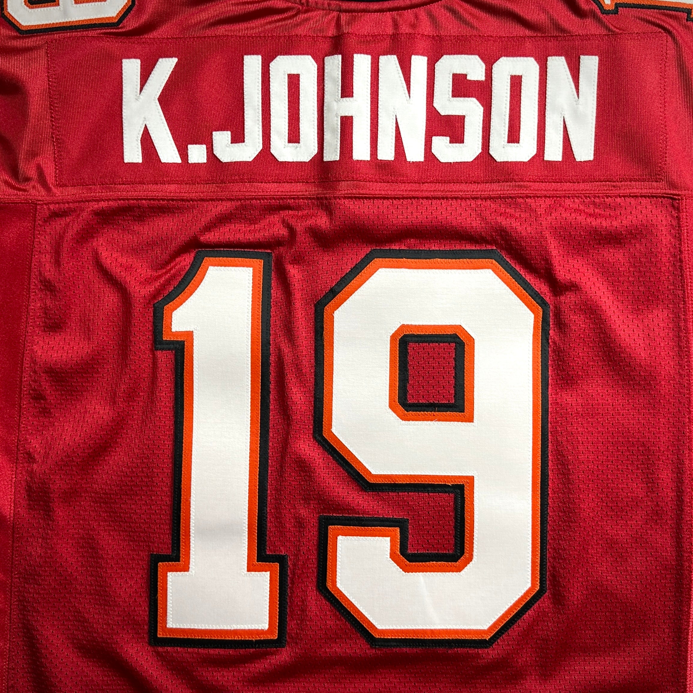 2002 Reebok NFL Authentic Jersey Tampa Bay Buccaneers Keyshawn Johnson Sz. 48 Super Bowl XXXVII