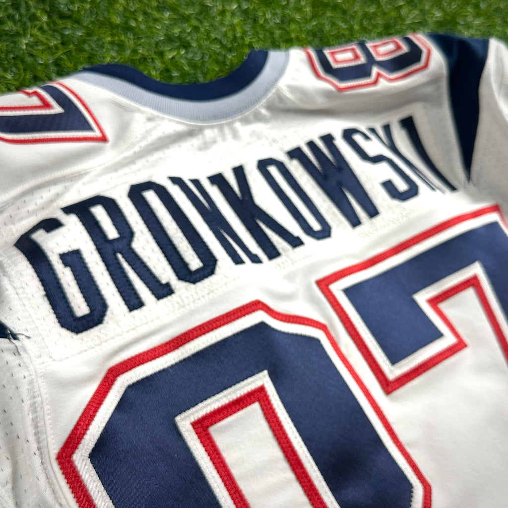 2014 Nike NFL Team-Issued Super Bowl XLIX Game Jersey New England Patriots Rob Gronkowski