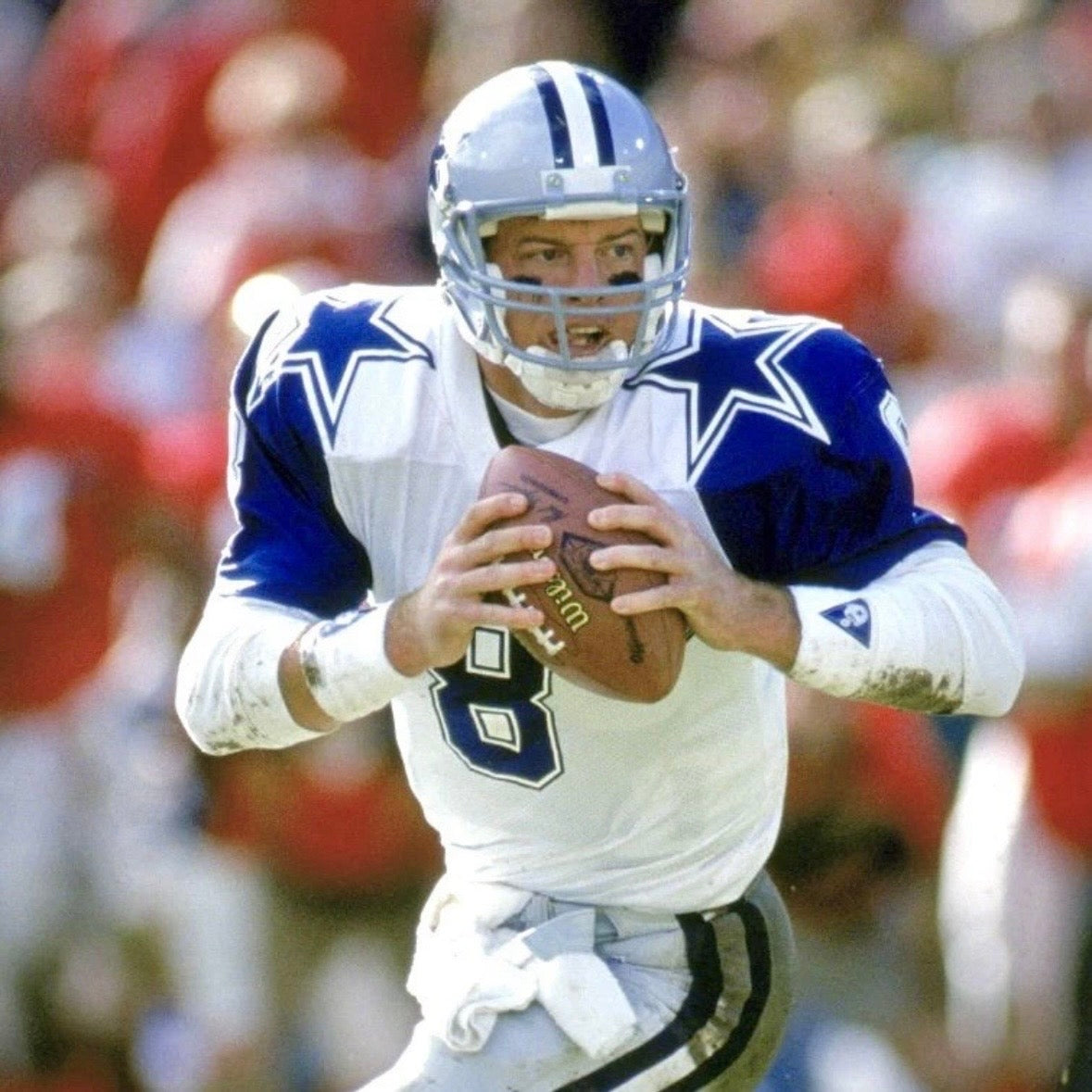 1994 Ripon NFL Pro Jersey Dallas Cowboys Troy Aikman Sz. 48 Double Star Issued
