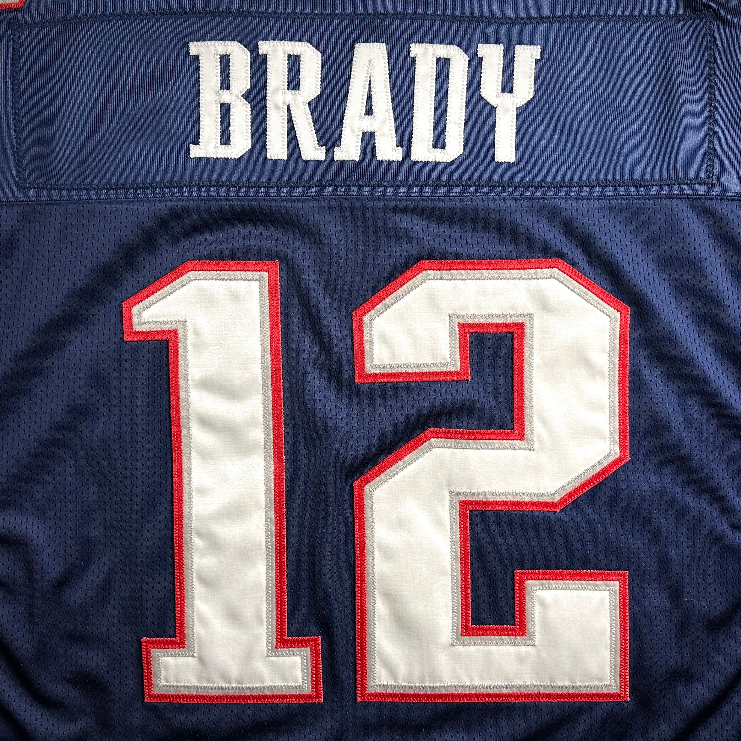 2011 Reebok NFL Authentic Jersey New England Patriots Tom Brady Sz. 52 MHK Pro Lettering