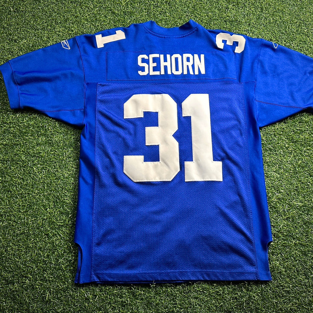 2002 Reebok NFL Authentic Jersey New York Giants Jason Sehorn Sz. 48 Vintage