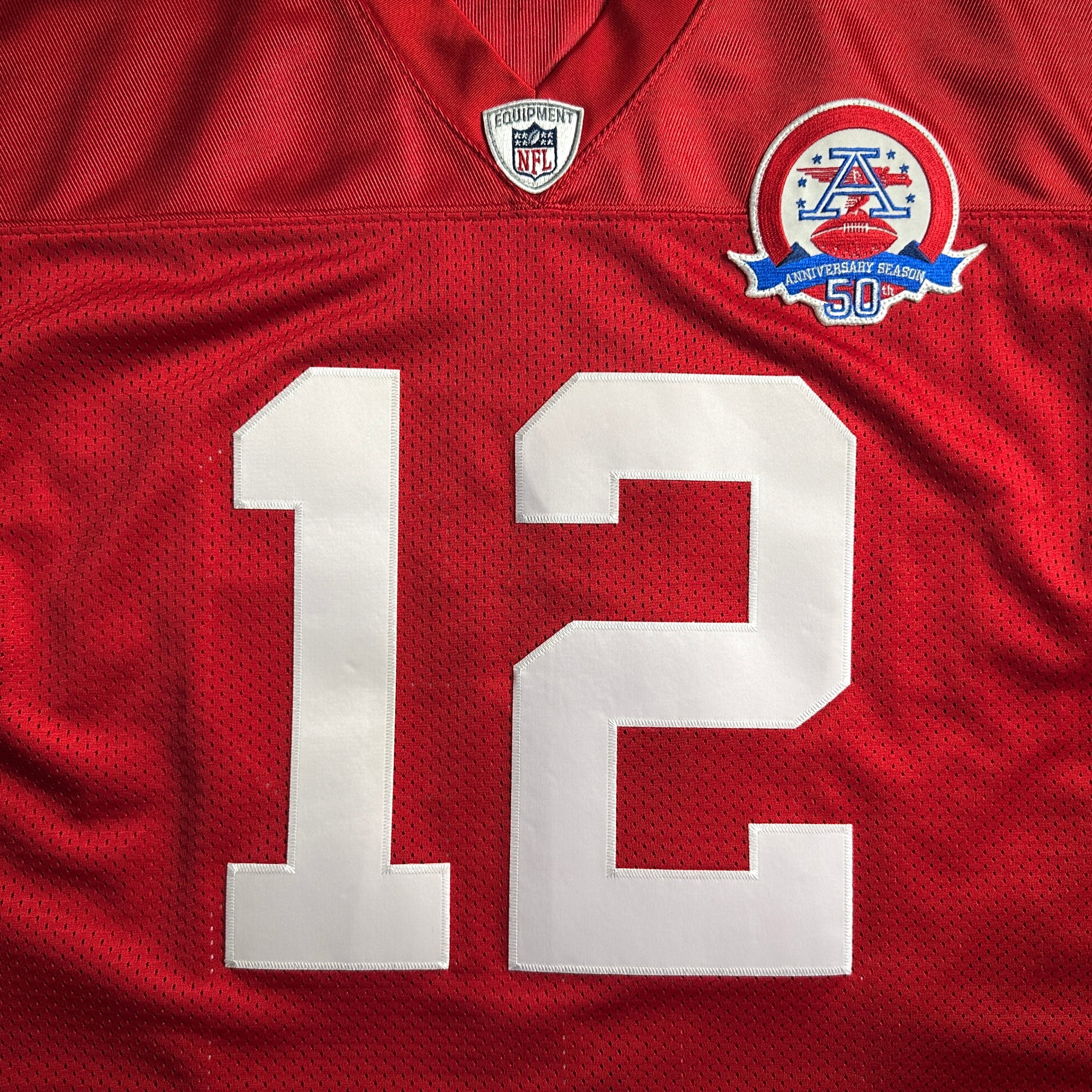 New! 2009 Reebok NFL Authentic Jersey New England Patriots Tom Brady Sz. 50 Throwback