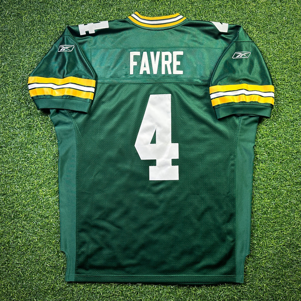 Reebok NFL Authentic Jersey Green Bay Packers Brett Favre Sz. 52 Vintage