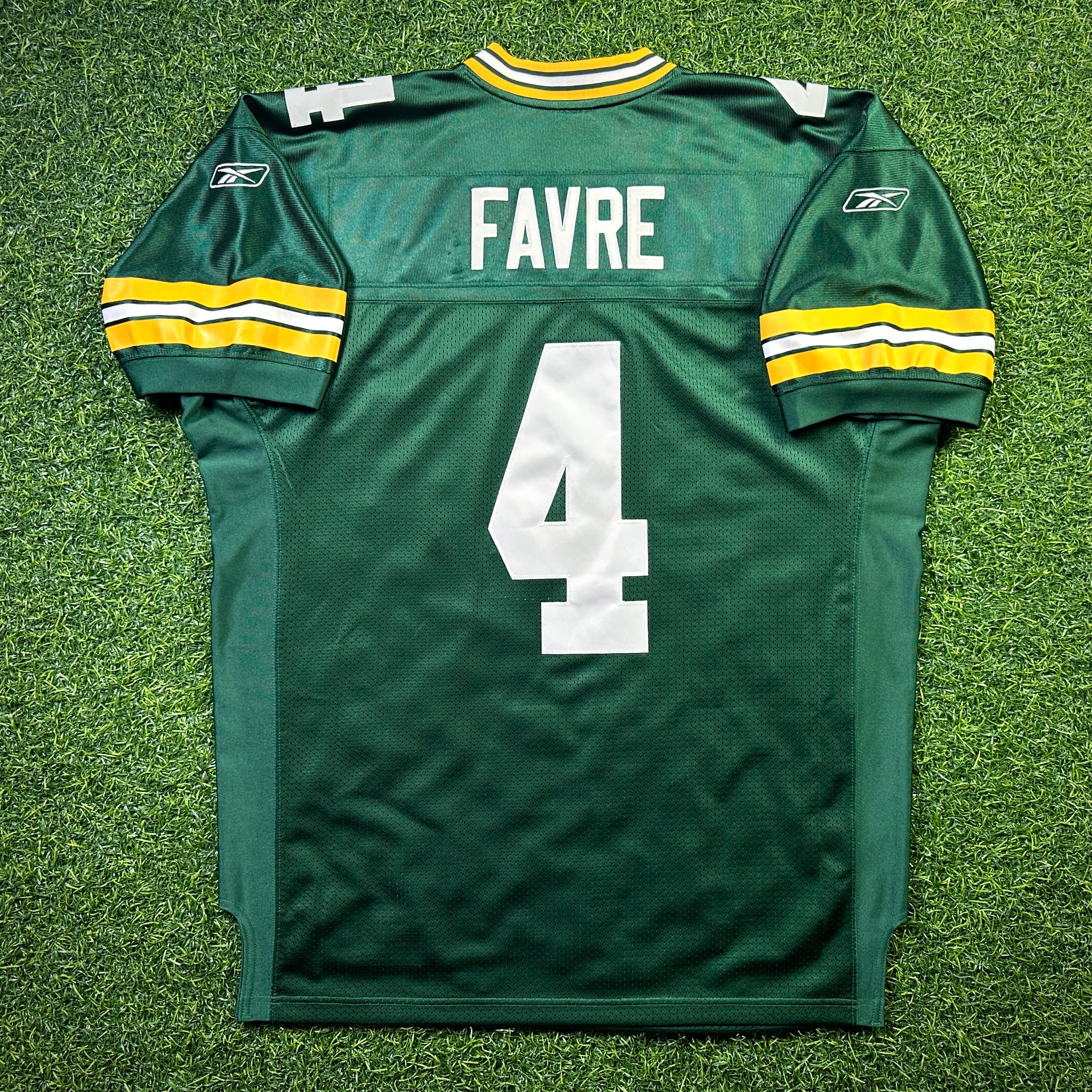 Reebok NFL Authentic Jersey Green Bay Packers Brett Favre Sz. 52 Vintage
