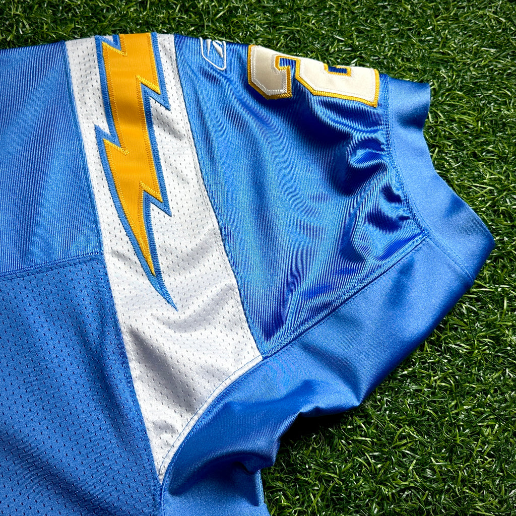2002 Reebok NFL Authentic Jersey San Diego Chargers LaDanian Tomlinson 52 Throwback