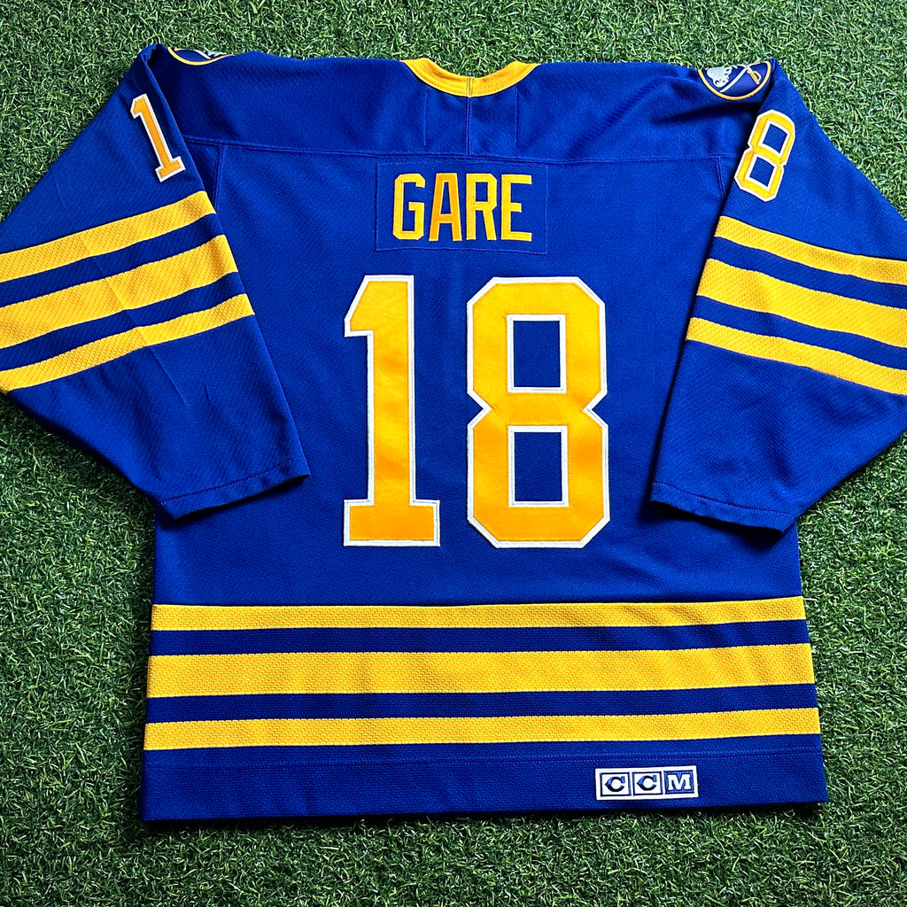 CCM NHL Vintage 1980 Jersey Buffalo Sabres Danny Gare Throwback Sz. L Olympics