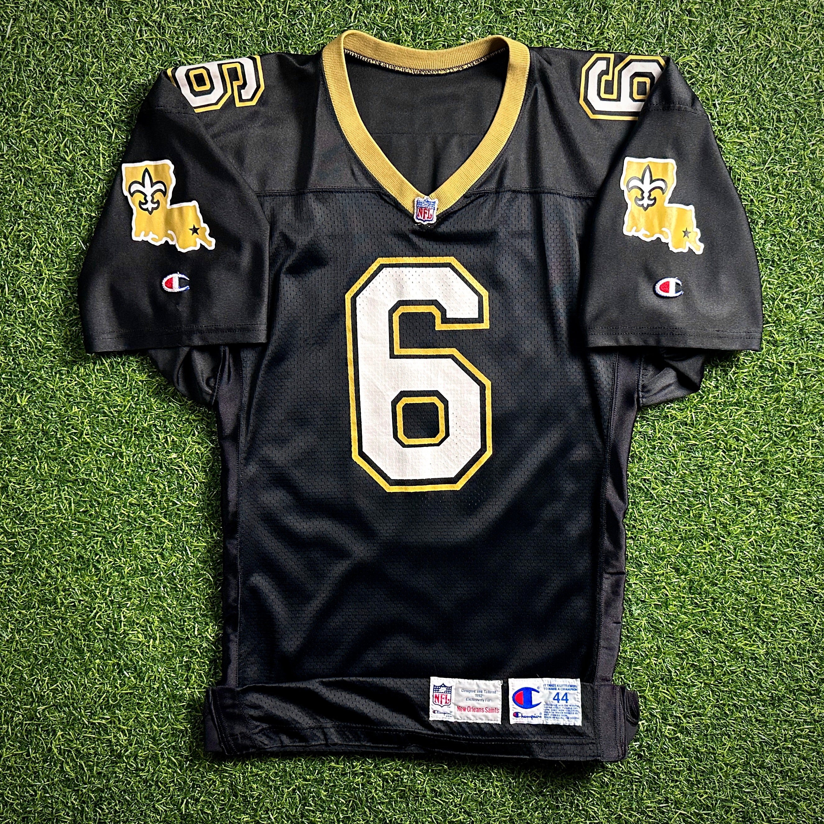 1992 Champion NFL Game Issued Jersey New Orleans Saints Tommy Barnhardt Sz. 44