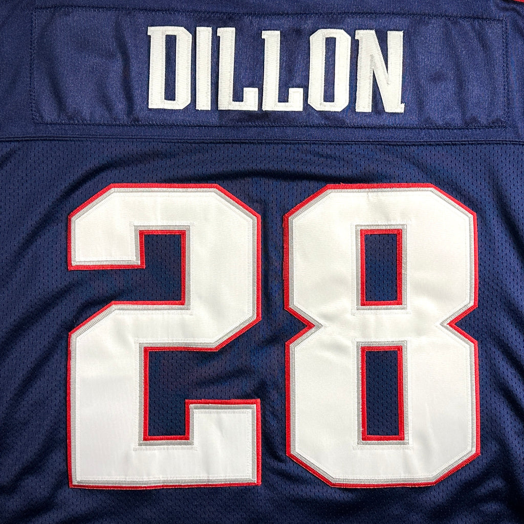 2004 Reebok NFL Authentic Jersey New England Patriots Corey Dillon Sz. 52 XXXVIII Banner Night