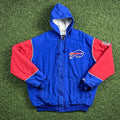 90’s Starter NFL Team Issued Sideline Jacket Buffalo Bills Sz. XL Vintage