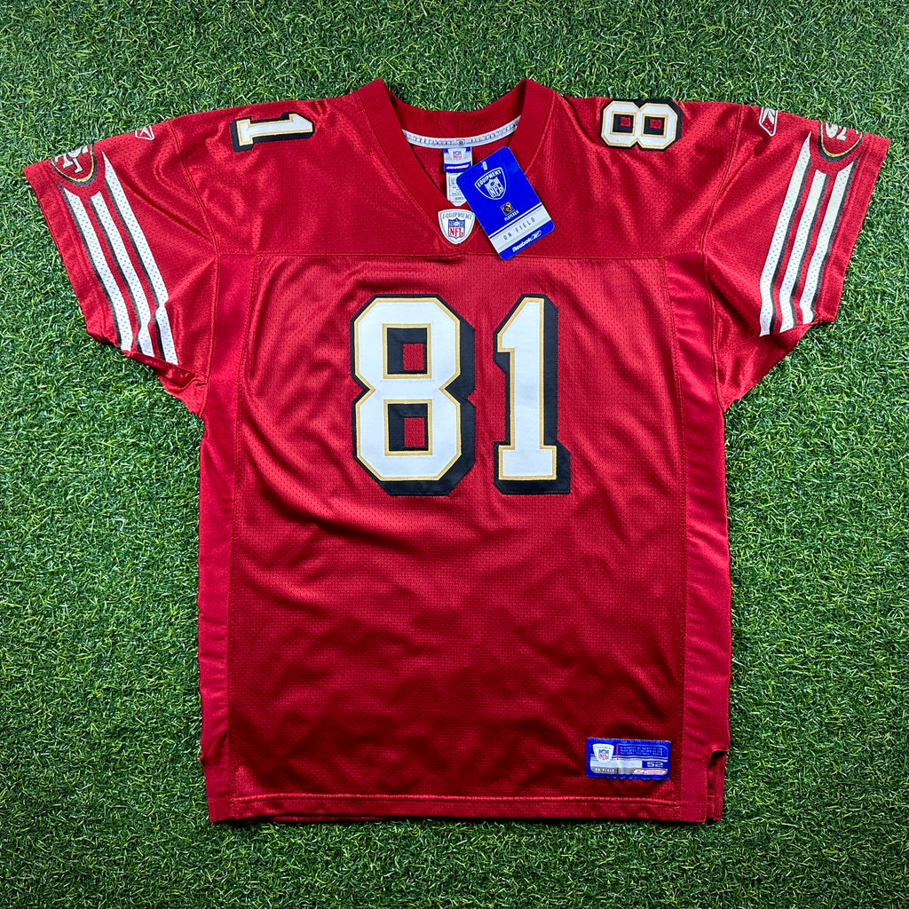 New! 2002 Reebok NFL Authentic Jersey San Francisco 49ers Terrell Owens Sz 52