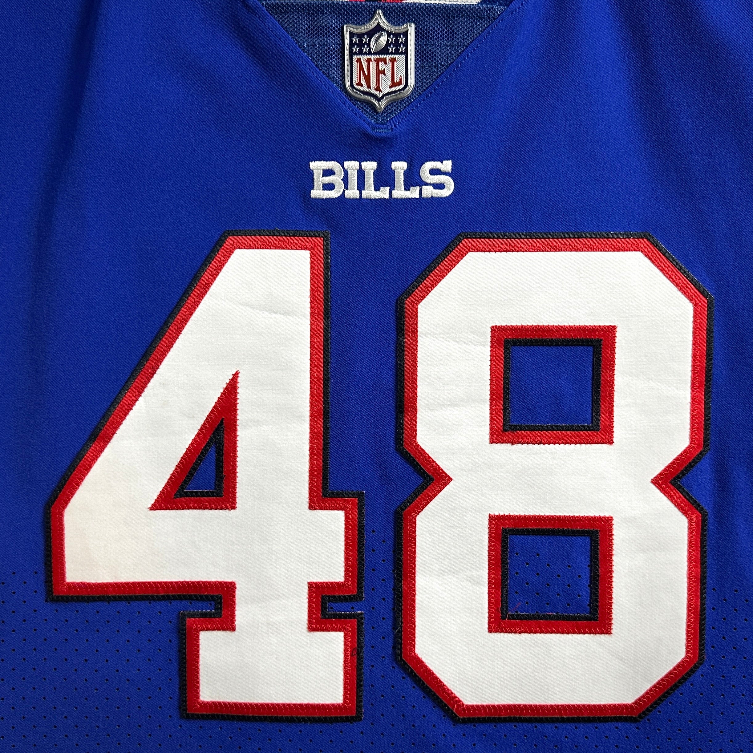 2023 Nike NFL Game-Issued Jersey Buffalo Bills Joel Wilson Sz. 44 Team COA