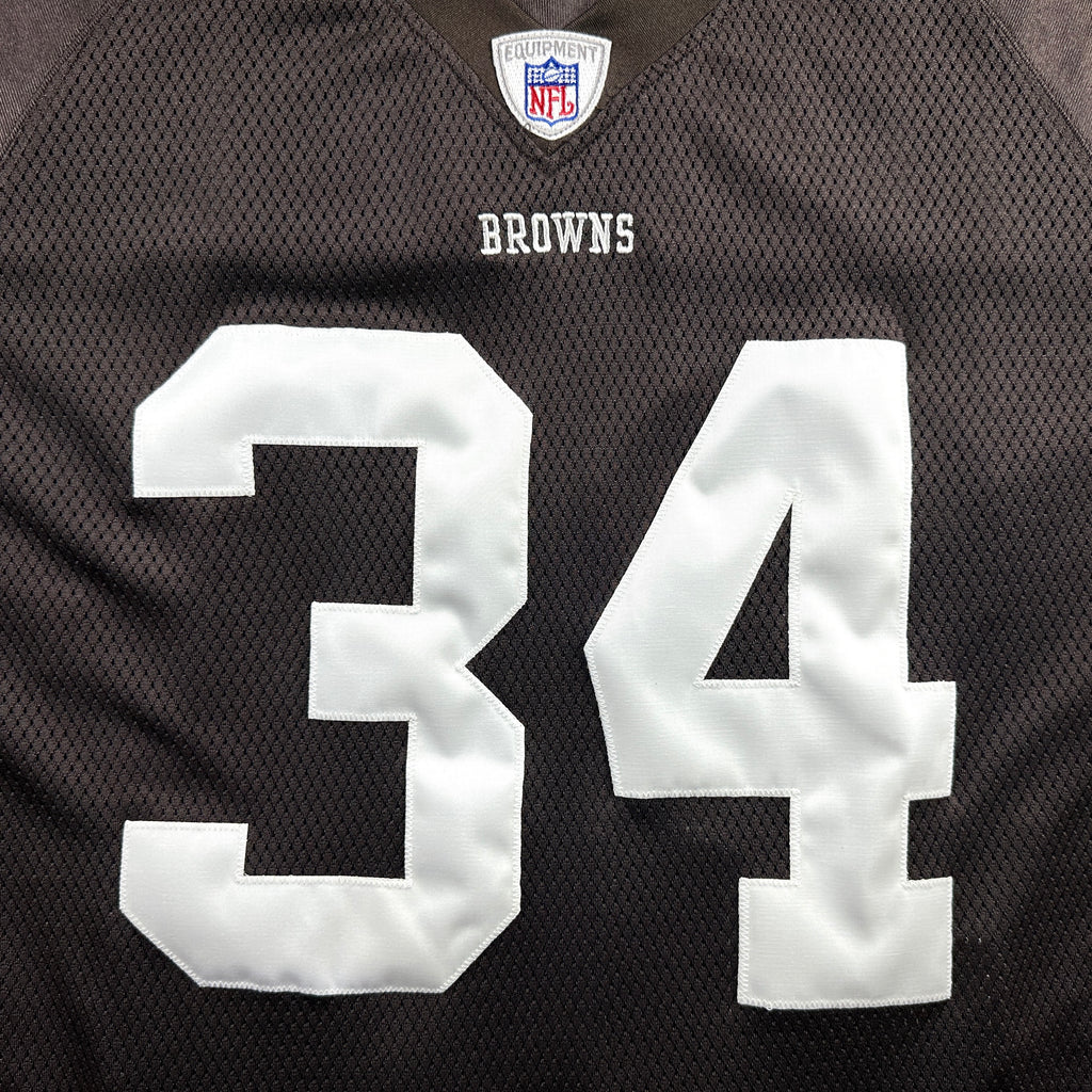 New! 2006 Reebok NFL Authentic Jersey Cleveland Browns Reuben Droughns Sz. 50 Vintage