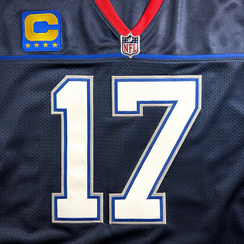 New! Reebok NFL Authentic Reverse Retro Jersey Buffalo Bills Josh Allen Sz. 52