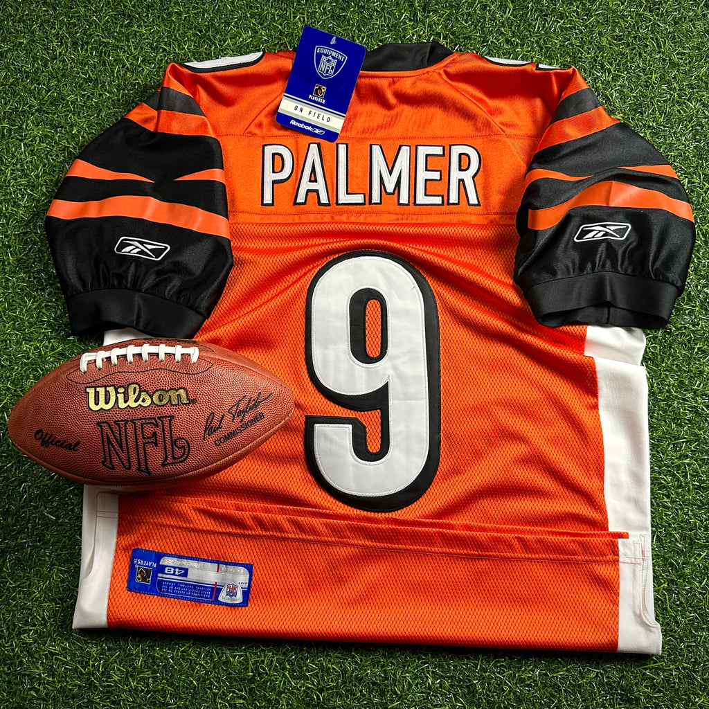 New! 2005 Reebok NFL Authentic Jersey Cincinnati Bengals Carson Palmer Sz. 48 Vintage