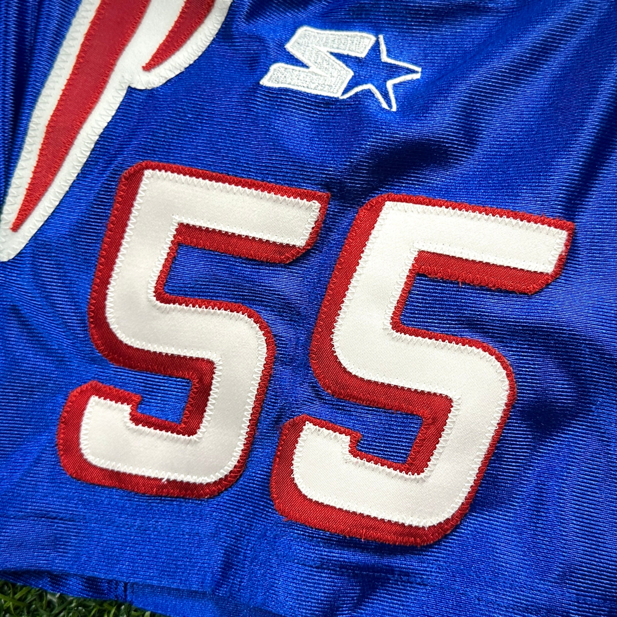 1995 Starter NFL Pro Line Jersey New England Patriots Willie McGinest Sz. 46 VTG