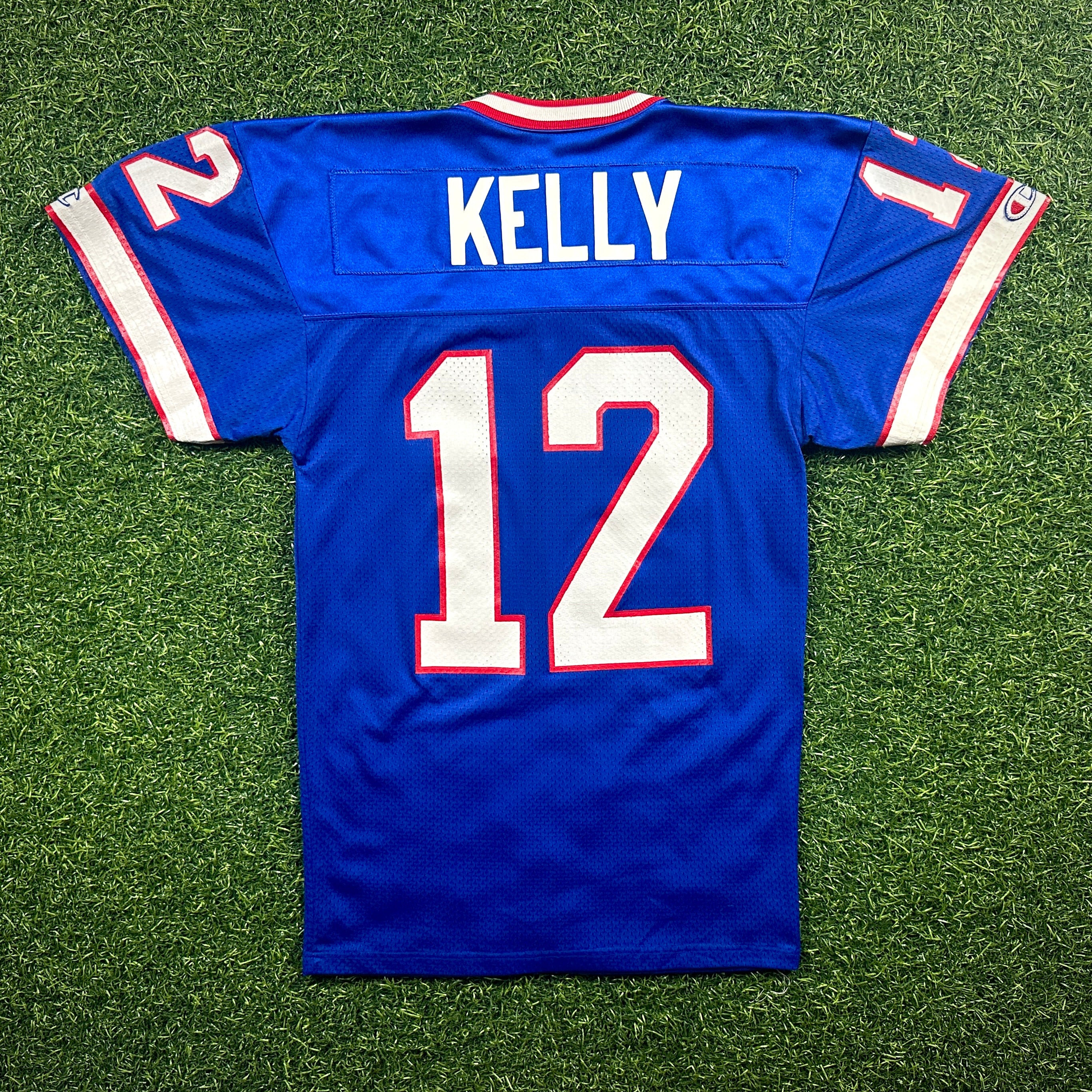 1994 Champion NFL Authentic Jersey Buffalo Bills Jim Kelly Sz. 44 (L)