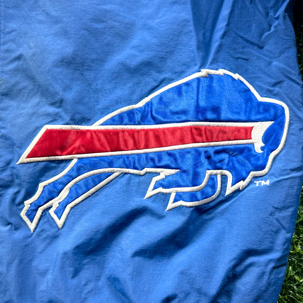 1997 Logo Athletic NFL Pro Line Lightweight Jacket Buffalo Bills Sz. M Vintage