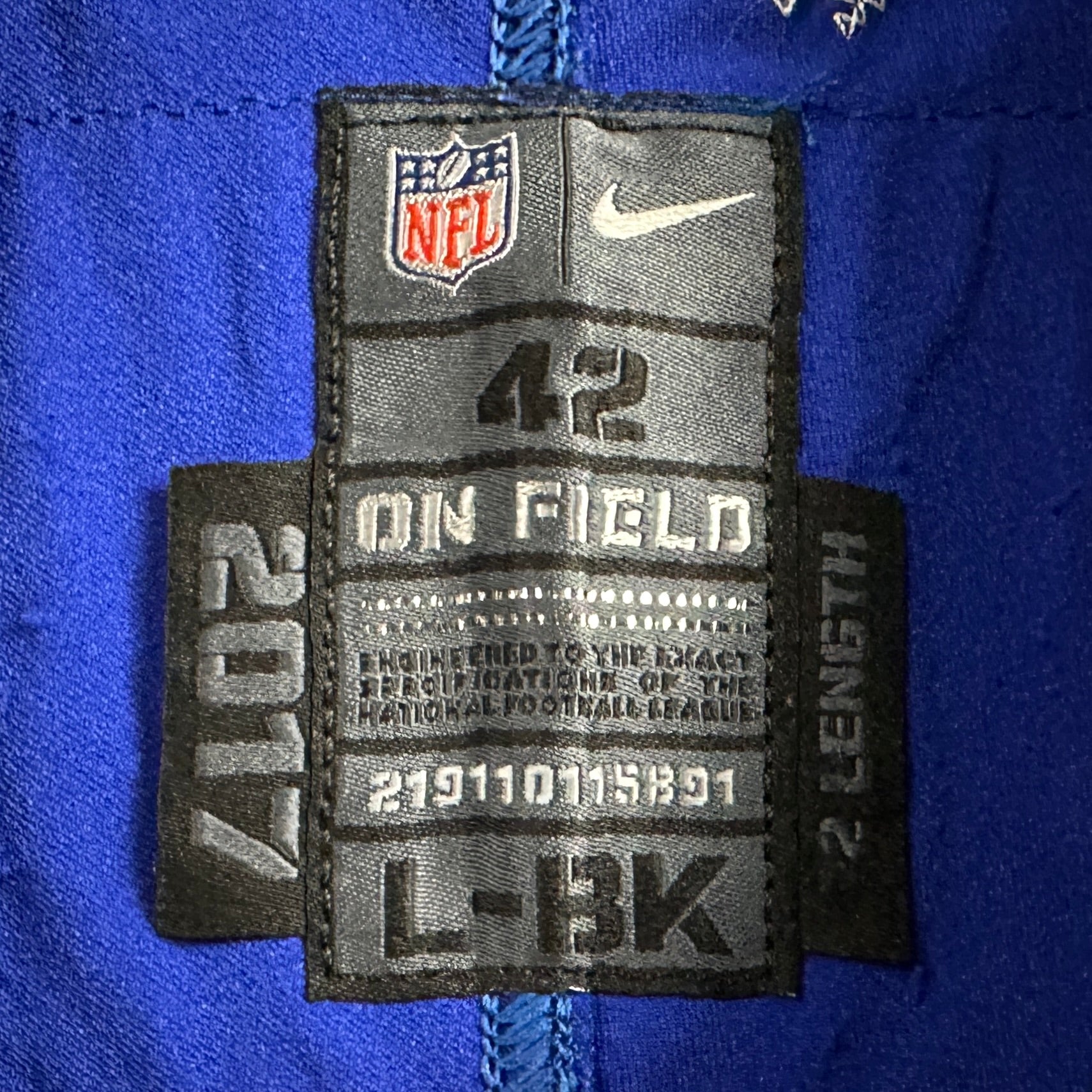 2017 Nike NFL Game-Used Jersey Buffalo Bills Abner Logan Sz. 42 Team COA