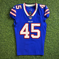 2017 Nike NFL Game-Used Rookie Jersey Buffalo Bills Marcus Sayles Sz. 38 Team COA