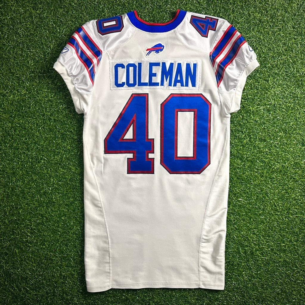 2011 Reebok NFL Authentic Game-Used Jersey Buffalo Bills Rajric Coleman Sz. 44