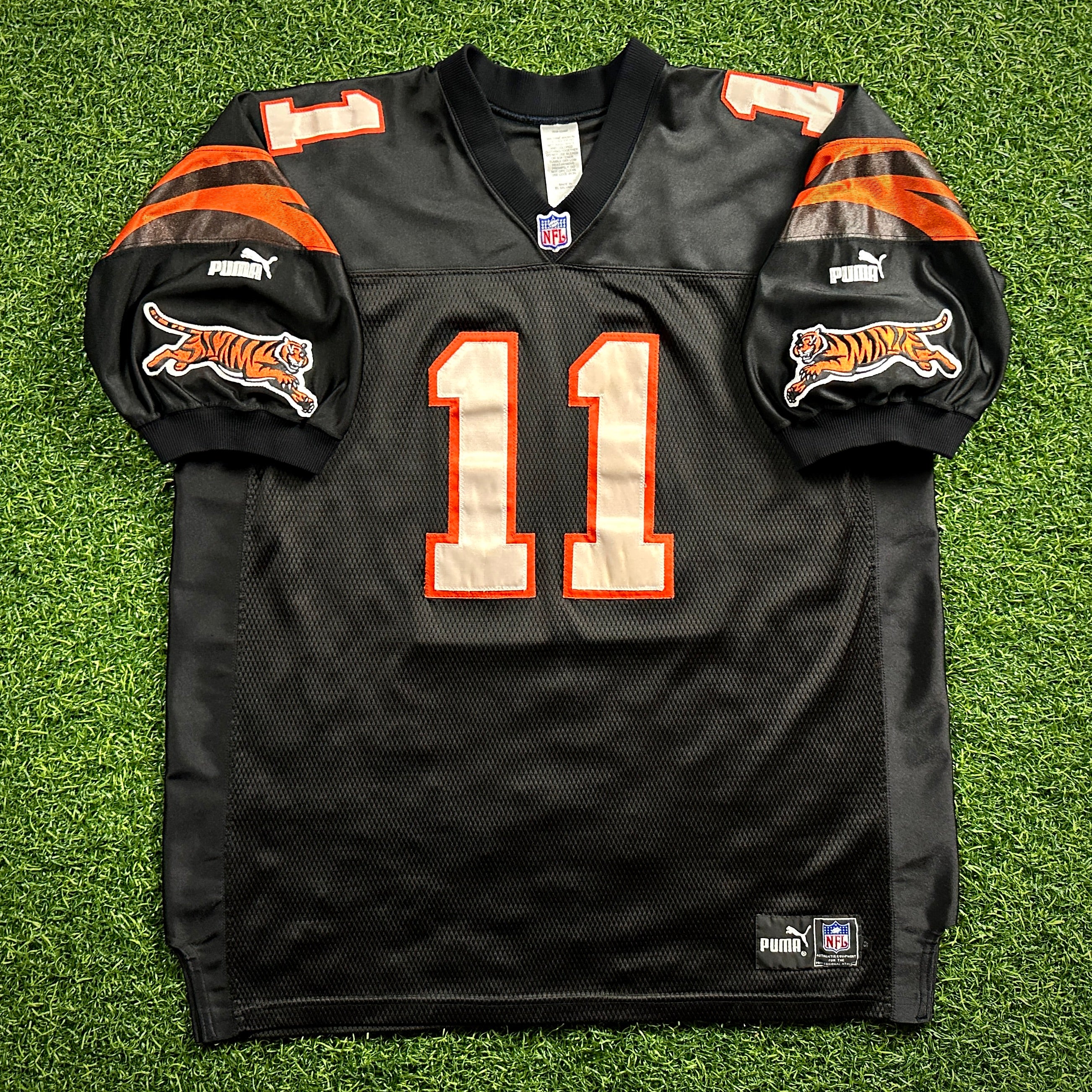 2000 Puma NFL Authentic Jersey Cincinnati Bengals Akili Smith Sz. 52 Vintage