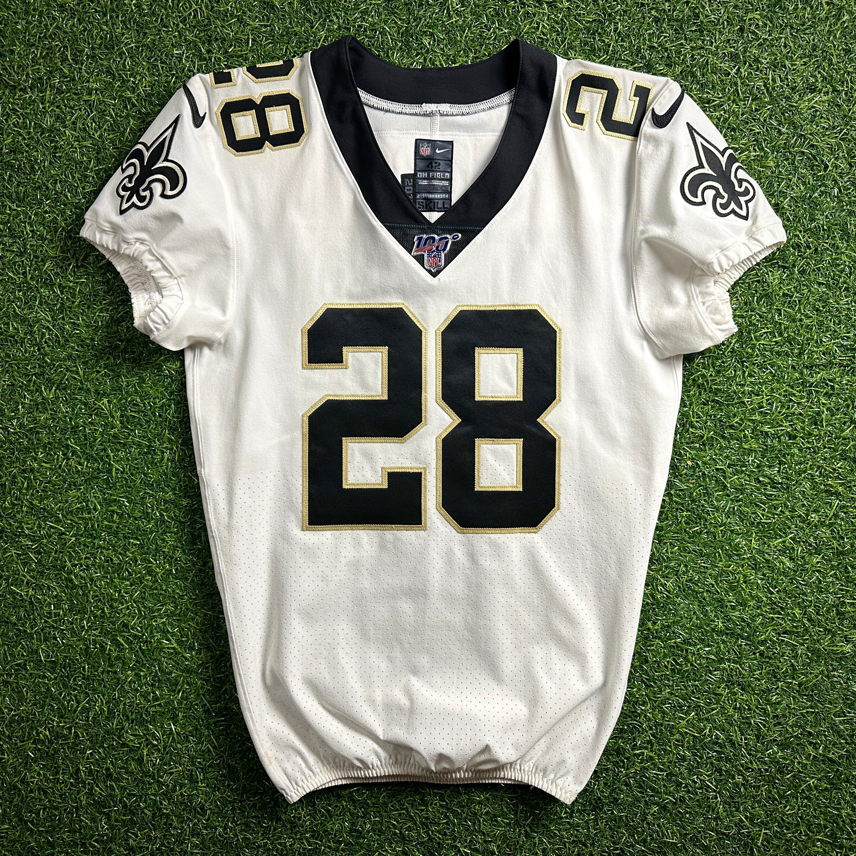 2019 Nike NFL Team Issued Game Jersey New Orleans Saints Adrian Peterson Sz. 42