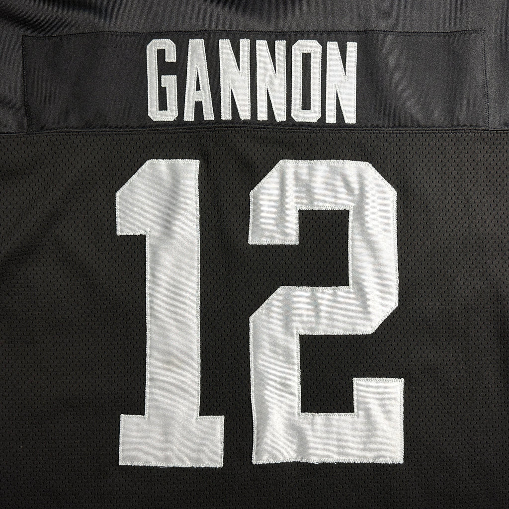 2001 Reebok NFL Authentic Jersey Oakland Raiders Rich Gannon Sz. 50 Vintage Helmet Tag